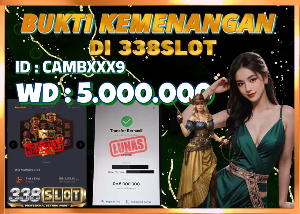 338SLOT JACKPOT GAME SLOT MAHJONG! Rp 5.000.000 - LUNAS!!!